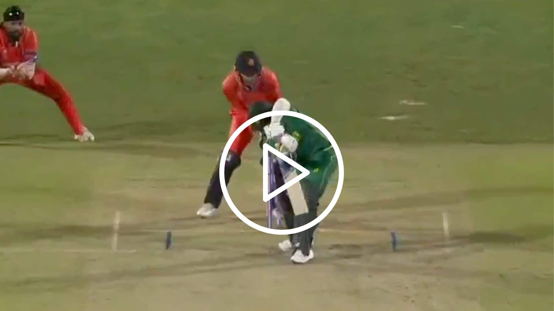 [Watch] Temba Bavuma Knocked Over By Unbelievable Delivery From Old Warrior Roelof van der Merwe